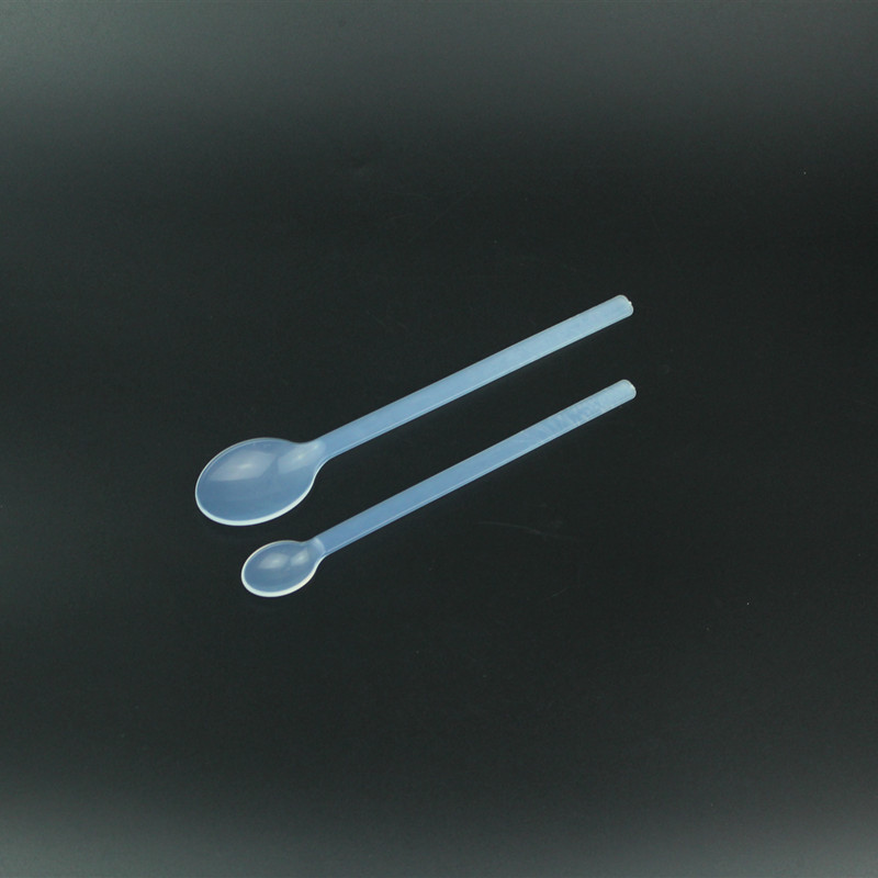 PFA勺子180mm特氟龙粉末取样勺耐酸碱材质洁净无污染半导体用