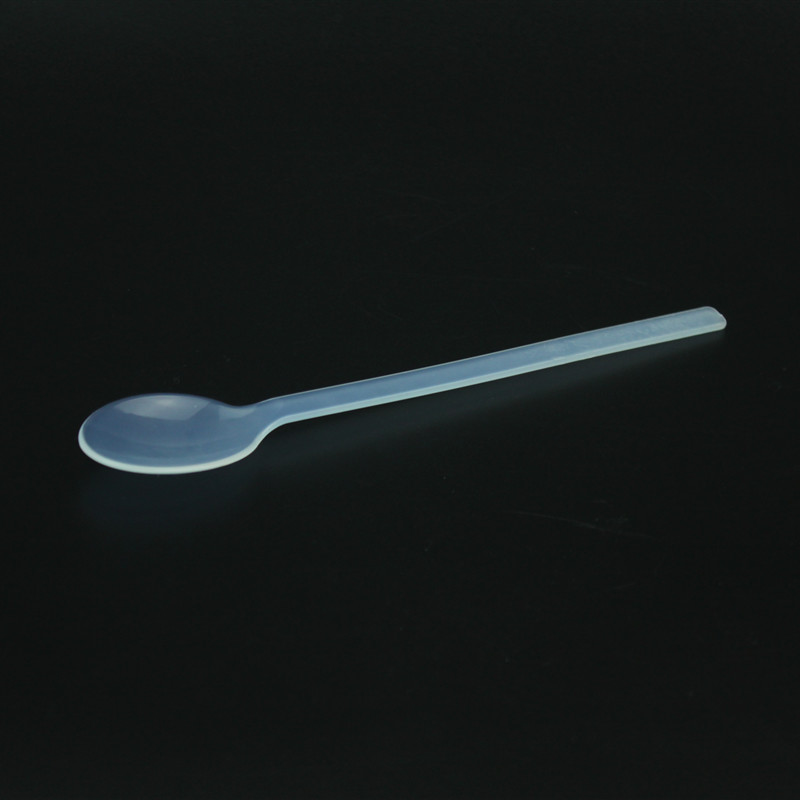 PFA勺子180mm特氟龙粉末取样勺耐酸碱材质洁净无污染半导体用