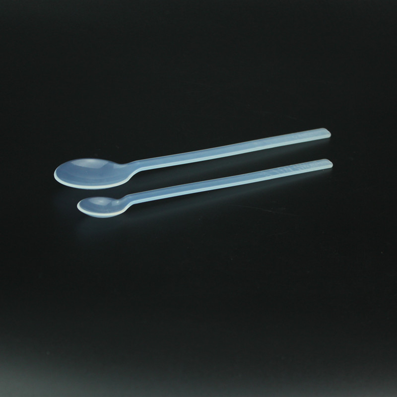PFA勺子180mm特氟龙粉末取样勺耐酸碱材质洁净无污染半导体用