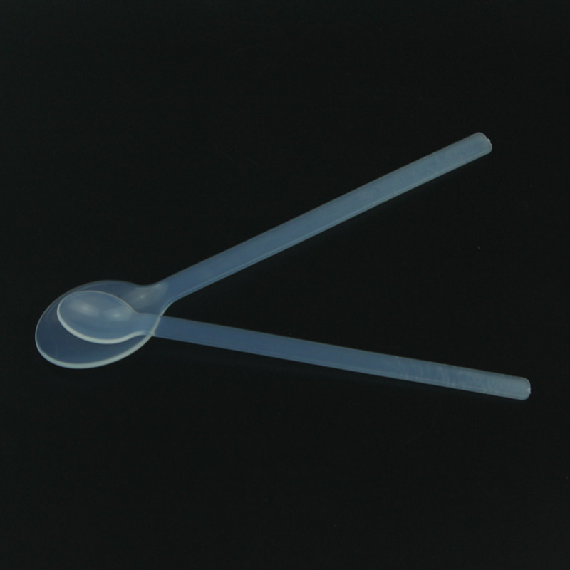 PFA勺子180mm特氟龙粉末取样勺耐酸碱材质洁净无污染半导体用