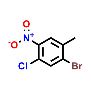 1-溴-5-氯-2-甲基-4-硝基苯