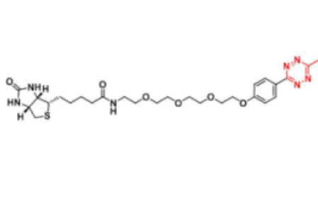 1835759-81-3，Biotin-PEG4-methyltetrazine，生物素-四聚乙二醇-甲基四嗪