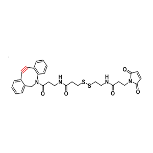 DBCO-SS-Maleimide，二苯并环辛炔-二硫键-马来酰亚胺