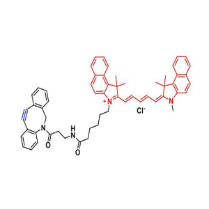 2643308-61-4，Cyanine5.5 DBCO，花青素CY5.5-二苯并环辛炔