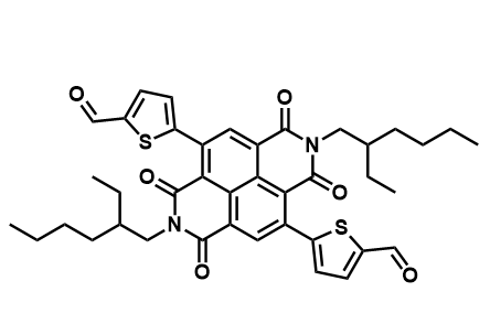 5,5'-(2,7-双(2-乙基己基)-1,3,6,8-四氧代-1,2,3,6,7,8-六氢苯并[lmn][3,8]菲啰啉-4,9-二基)双(噻吩-2-甲醛)