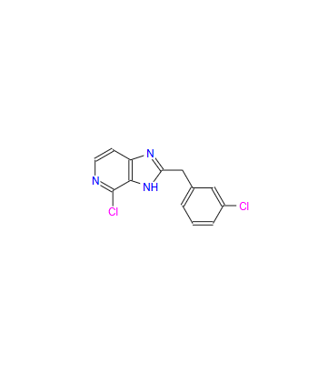 4-chloro-2-(3-chlorobenzyl)-3H-imidazo[4,5-c]pyridine