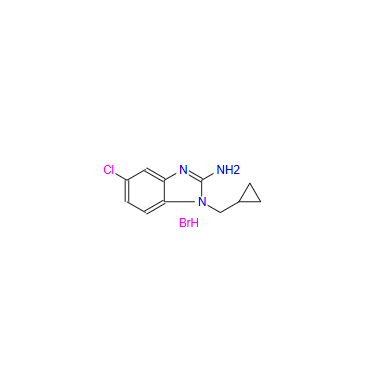 5-chloro-1-(cyclopropylmethyl)-1H-benzo[d]imidazol-2-amine hydrobromide