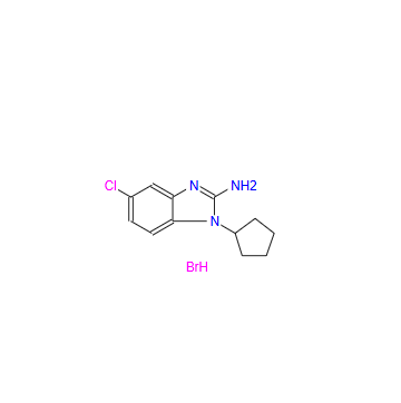5-chloro-1-cyclopentyl-1H-benzo[d]imidazol-2-amine hydrobromide