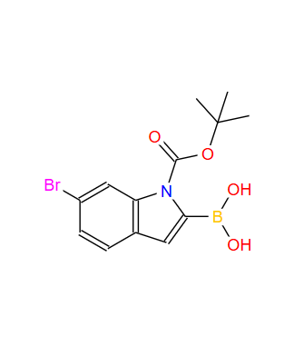 1-BOC-6-Bromo-indole-2-boronic acid