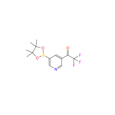 2,2,2-trifluoro-1-(5-(4,4,5,5-tetramethyl-1,3,2-dioxaborolan-2-yl)pyridin-3-yl)ethanone