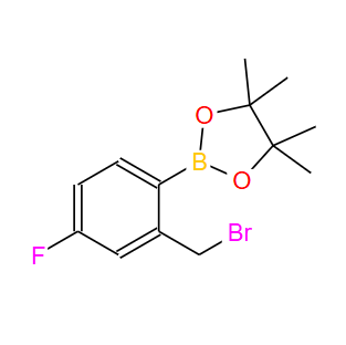 850567-57-6；2-溴甲基-4-氟苯硼酸频哪醇酯；2-Bromomethyl-4-fluorophenylboronic acid pinacol ester