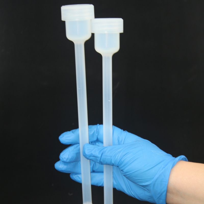 PFA微柱15ml30ml特氟龙离子交换柱一体成型无残留无金属污染可加控制阀