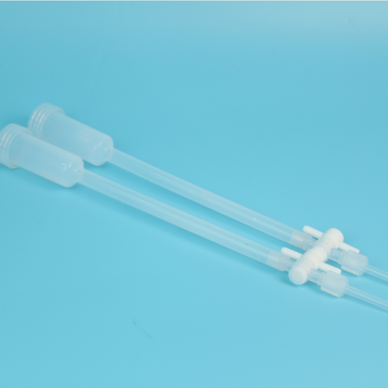 PFA微柱15ml30ml特氟龙离子交换柱一体成型无残留无金属污染可加控制阀