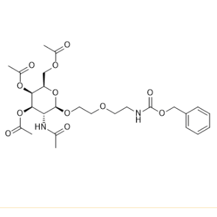 2-乙酰氨基-3,4,6-三-O-乙酰基-1-O - [(N-CBZ基氨基乙氧基)乙氧基] -2-脱氧-B-D吡喃半乳糖