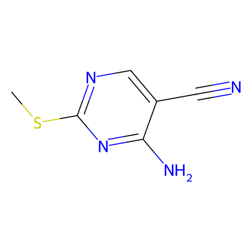 aladdin 阿拉丁 A636043 4-氨基-2-(甲基硫代)嘧啶-5-腈 770-30-9 ≥97%
