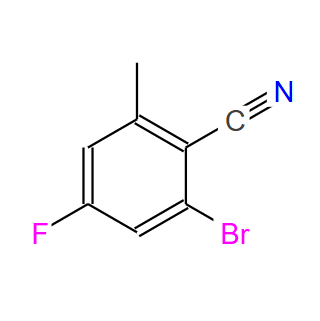 916792-09-1；2-溴-4-氟-6-甲基苯腈；2-BROMO-4-FLUORO-6-METHYLBENZONITRILE