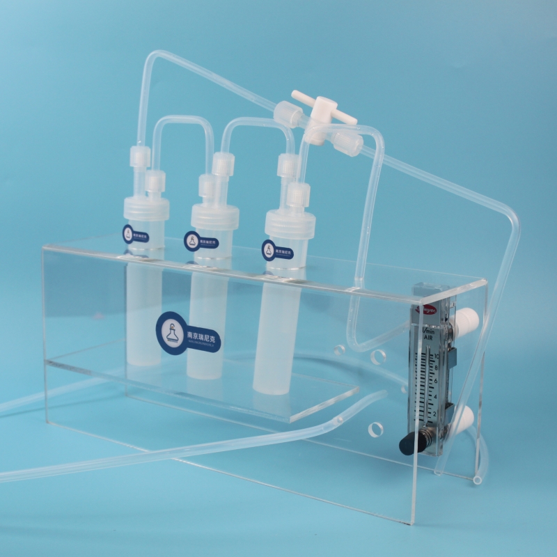 PFA吸收装置60ml吸收瓶串联冲击瓶带1/4接头半导体电子特气用