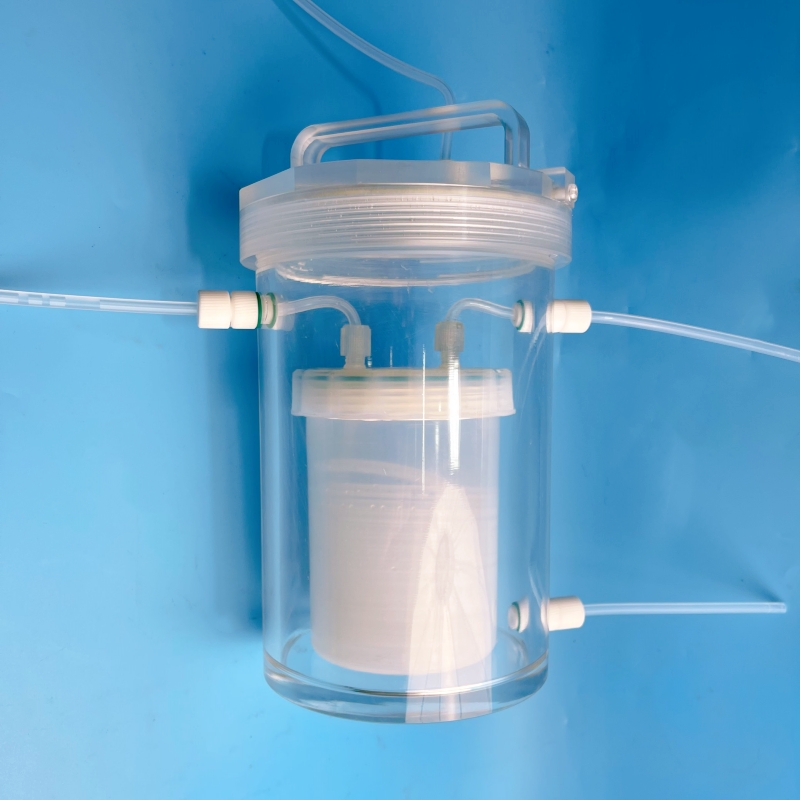 PFA吸收装置60ml吸收瓶串联冲击瓶带1/4接头半导体电子特气用