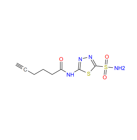 	N-(5-sulfamoyl-1,3,4-thiadiazol-2-yl)hex-5-ynamide