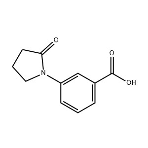 aladdin 阿拉丁 B708603 3-(2-氧代-1-吡咯烷)苯甲酸 515813-05-5 ≥97%