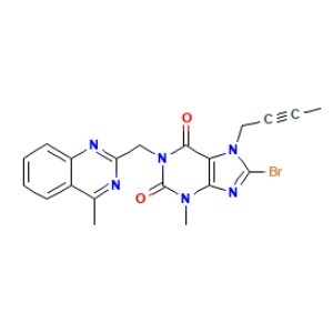 aladdin 阿拉丁 B731393 8-溴-7-丁炔-3-甲基-1-(4-甲基-喹唑啉-2-甲基)-3,7-二氢-嘌呤-2,6-二酮 853029-57-9 ≥98%