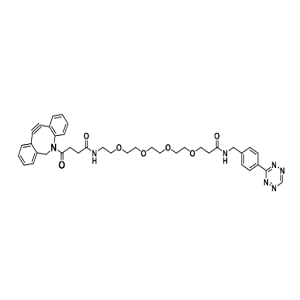 DBCO-PEG4-Tetrazine，二苯并环辛炔-四聚乙二醇-四嗪