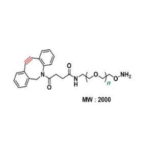 DBCO-PEG-Aminooxy，二苯并环辛炔-聚乙二醇-羟胺