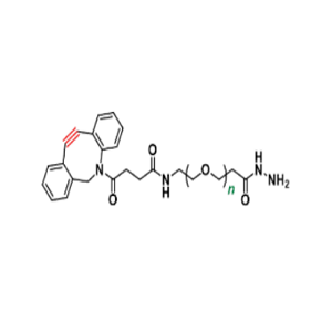 DBCO-PEG-hydrazide，二苯并环辛炔-聚乙二醇-酰肼