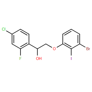 (S)-2-(3-溴-2-碘苯氧基)-1-(4-氯-2-氟苯基)乙烷-1-醇；2861248-89-5