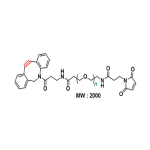 DBCO-PEG-Maleimide，二苯并环辛炔-聚乙二醇-马来酰亚胺