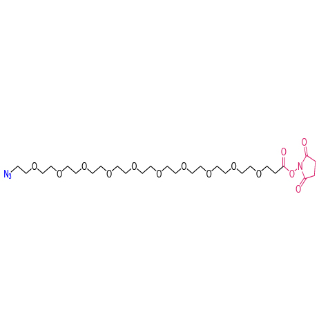 N3-PEG10-NHS