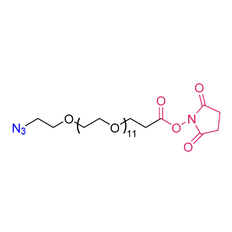 N3-PEG12-NHS