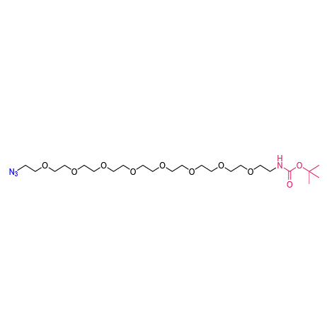 N3-PEG8-Boc-NH