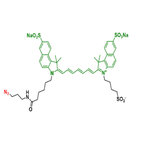 disulfo-ICG-azide，二磺酸-吲哚菁绿-叠氮