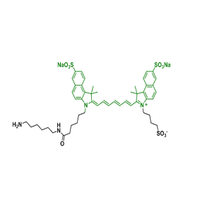 disulfo-ICG-amine，disulfo-ICG-NH2，二磺酸-吲哚菁绿-氨基