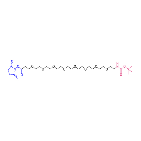 t-Boc-N-amido-PEG8-NHS
