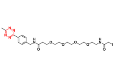 Methyltetrazine-PEG4-iodoacetamide，甲基四嗪-四聚乙二醇-碘代乙酰胺