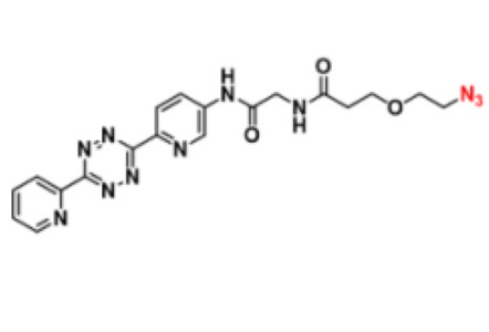 Py-Tetrazine-Py-PEG1-Azide，吡啶-四嗪-吡啶-一聚乙二醇-叠氮