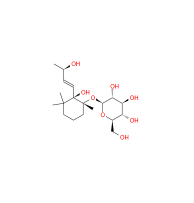 β-D-Glucopyranoside, (1R,2R)-2-hydroxy-2-[(1E,3R)-3-hydroxy-1-buten-1-yl]-1,3,3-trimethylcyclohexyl