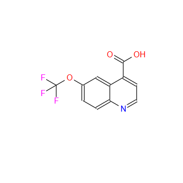 4-Quinolinecarboxylic acid, 6-(trifluoromethoxy)-