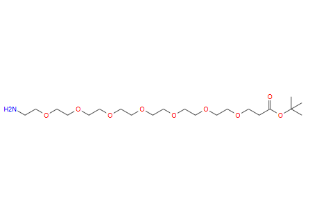 胺基-七聚乙二醇-丙酸叔丁酯；2428400-07-9；Amino-PEG7-t-butyl ester