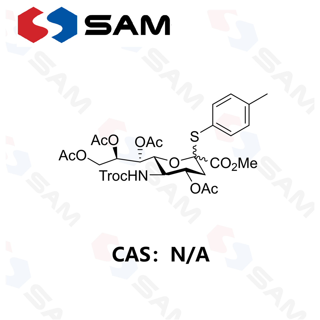 5-(2,2,2-三氯乙氧基甲酰胺基)-4,7,8,9-四-O-乙酰基-2-S-(4-甲基苯基)-2-硫代神经氨酸甲酯