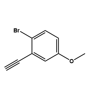 1-溴-2-乙炔基-4-甲氧基苯
