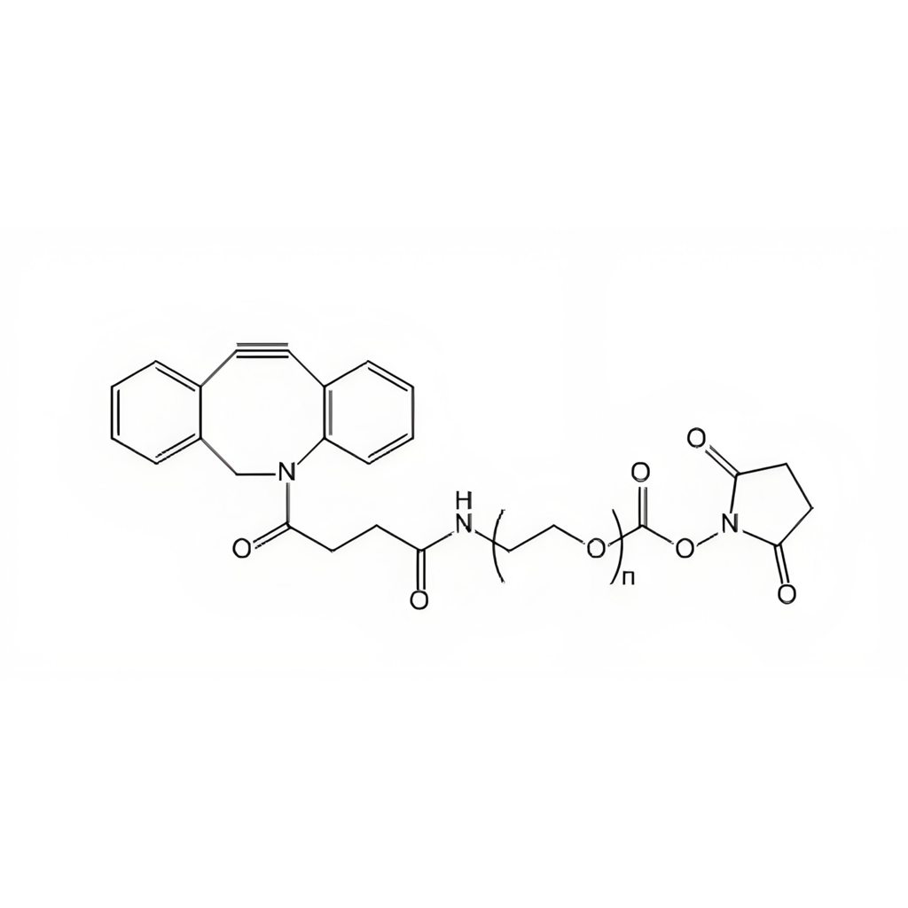 二苯并环辛炔-PEG-琥珀酰亚胺酯；DBCO-PEG-NHS ester；DBCO-PEG-SE