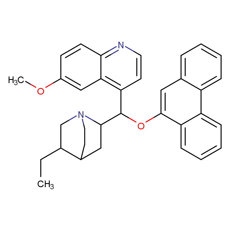 氢化奎宁 - 9 - 菲基醚 135096-78-5 实验室不对称催化配体 科研用化学试剂