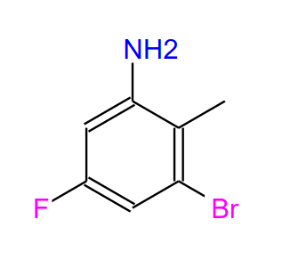 502496-36-8；2-甲基-3-溴-5-氟苯胺；3-Bromo-5-fluoro-2-methylaniline