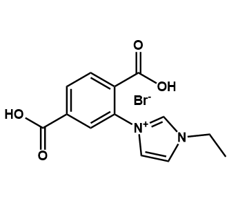3-(2,5-二羧基苯基)-1-乙基-1H-咪唑-3-鎓溴化物