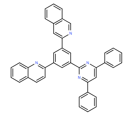 2-{3-[4,6-二苯基-2-嘧啶基]-5-(3-异喹啉基)苯基}喹啉