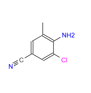 4-氨基-3-氯-5-甲基苯甲腈  158296-69-6  4-Amino-3-chloro-5-methylbenzonitrile
