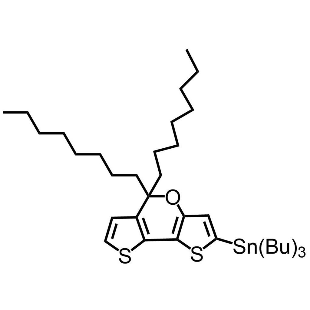 三丁基(5,5-二辛基-5H-二噻吩并[3,2-b:2',3'-d]吡喃基)锡